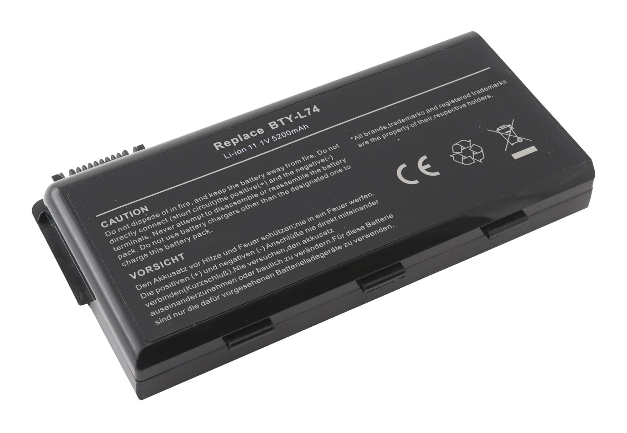 Аккумуляторная батарея BTY-L74 BTY-L75 для ноутбука MSI MegaBook CR500 CR620 CR630 CX500 CX620 CX623 CX700 CX720 GE700 A6200 (5200mAh)