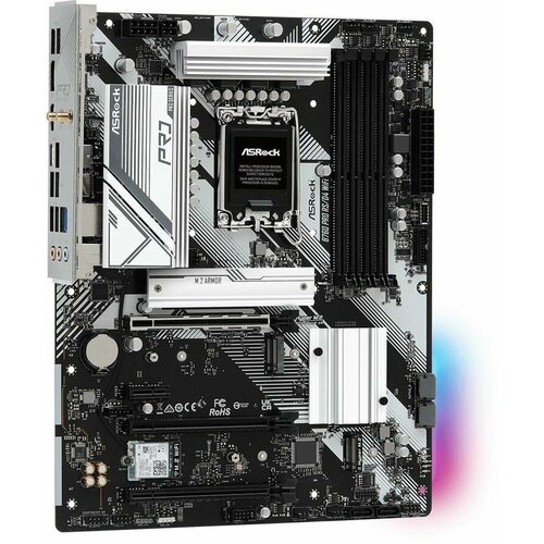 Материнская плата ASROCK B760 PRO RSD4 WIFI LGA 1700 Intel B760 ATX Ret 2301000₽