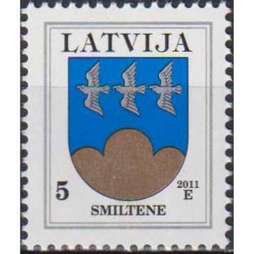 Почтовые марки Латвия 2006г. Гербы Латвии - Смилтене Птицы, Гербы MNH