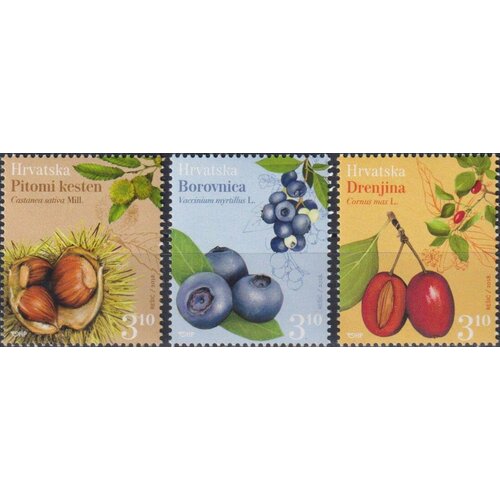 Почтовые марки Хорватия 2018г. Хорватская Флора Коллекции MNH
