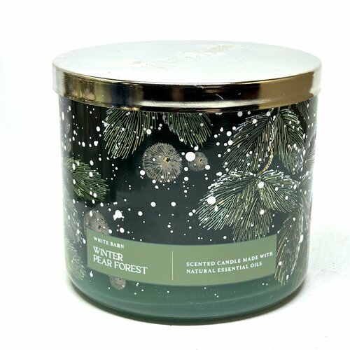 Bath and Body Works свеча ароматическая с 3-мя фитилями WINTER PEAR FOREST