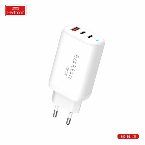 Сетевое зарядное устройство 65W 2 Type-C 1 USB 250000₽