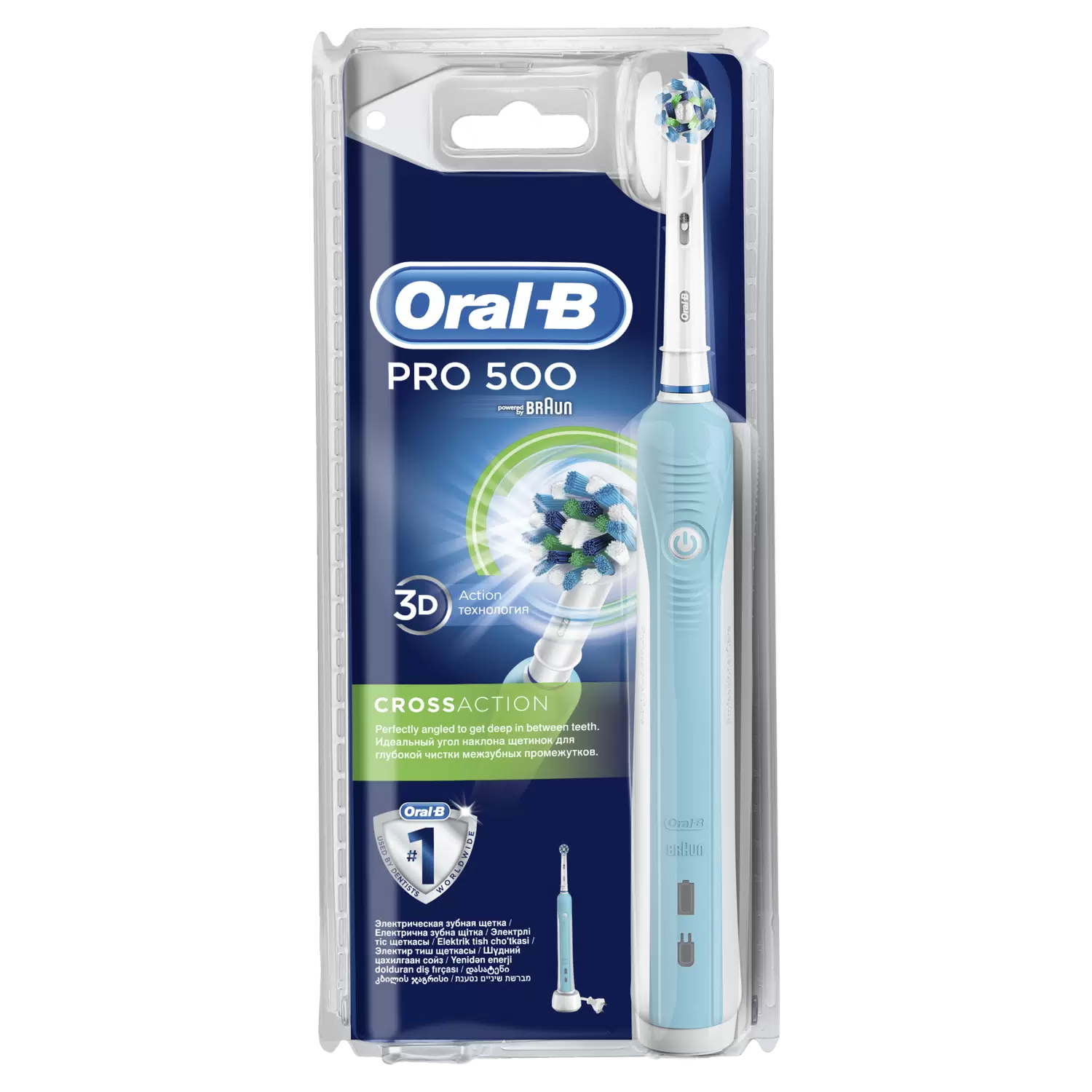 Электрическая зубная щетка Oral-B Pro 500 (блистер)