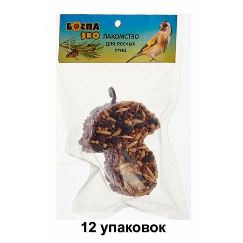 Боспа Эко Лакомство для лесных птиц Грибок 40 г 12 уп 1390₽