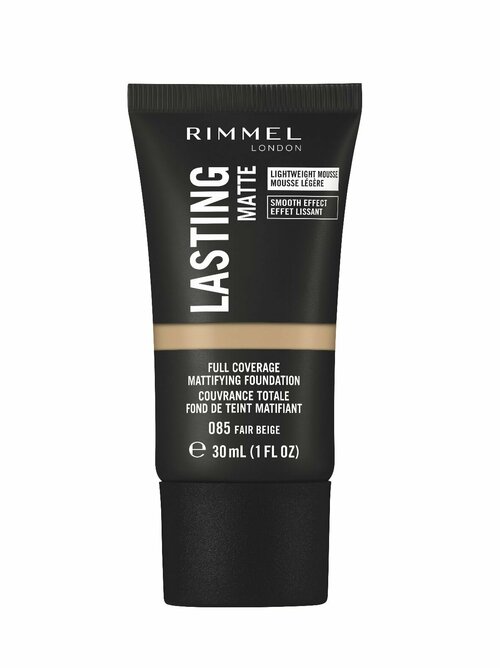 Rimmel Lasting Matte - матирующая основа / 085 fair beige 30 ml