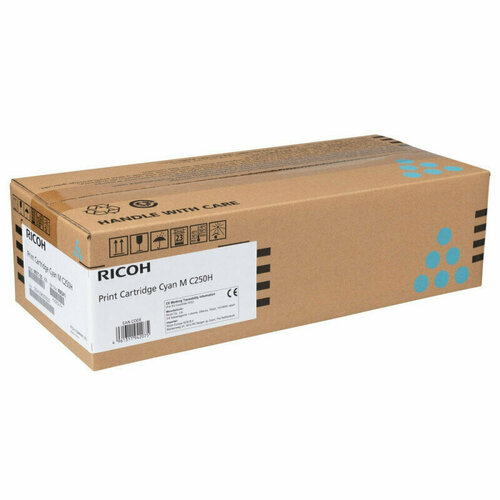 Картридж лазерный Ricoh M C250H 408341 голубой оригинальный, 1135319