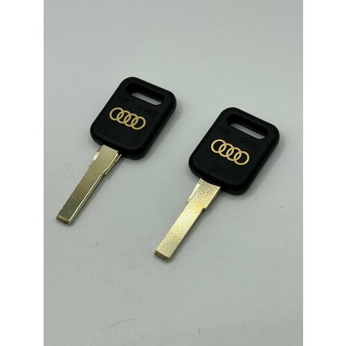 Заготовка ключа Ауди HUHAAP1_HF55_HU66P_HF66P AUDI золото лого (C-083) 20шт.