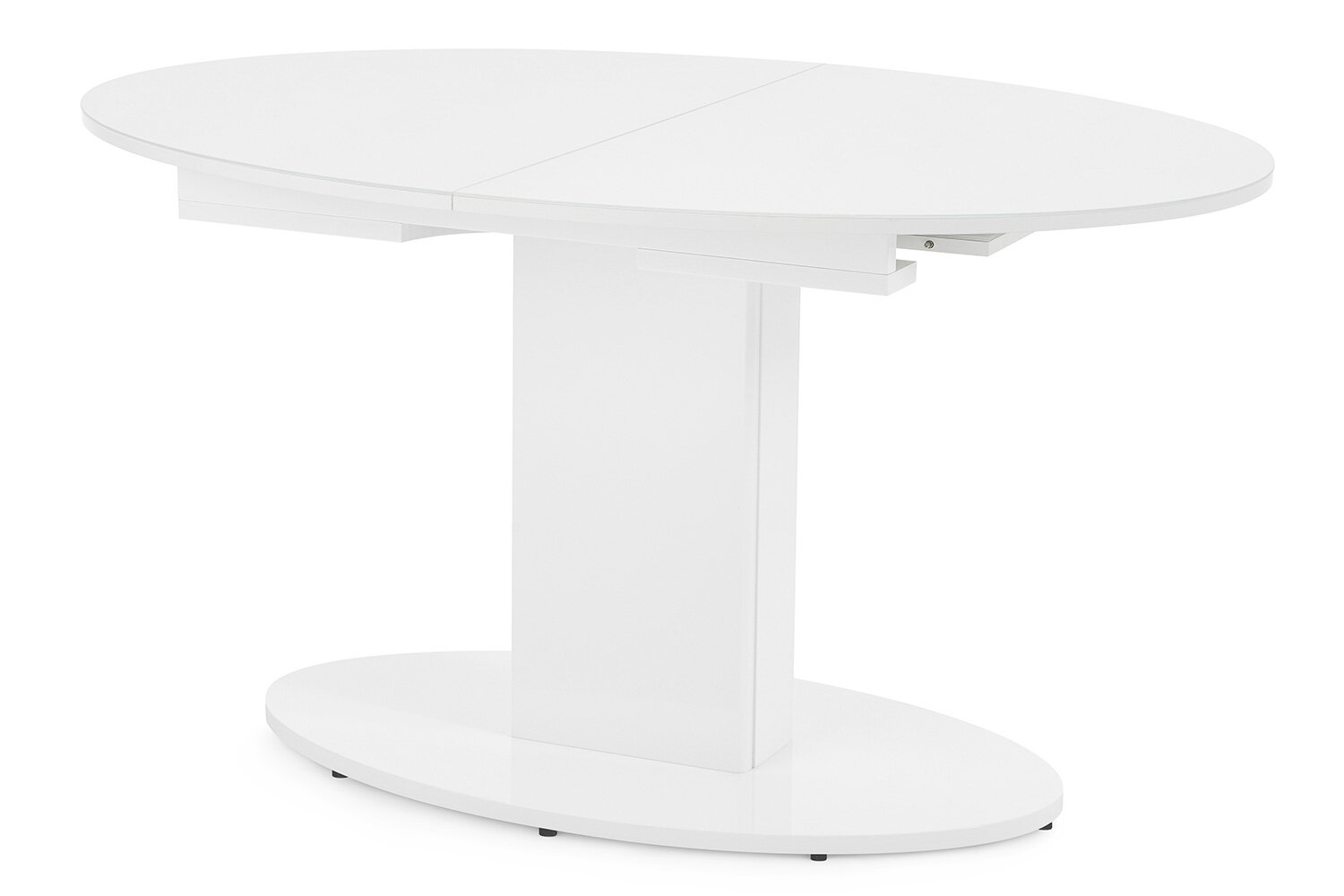 Стол раздвижной Hoff Сентра, 140(190)х75х96,7 см, цвет белый