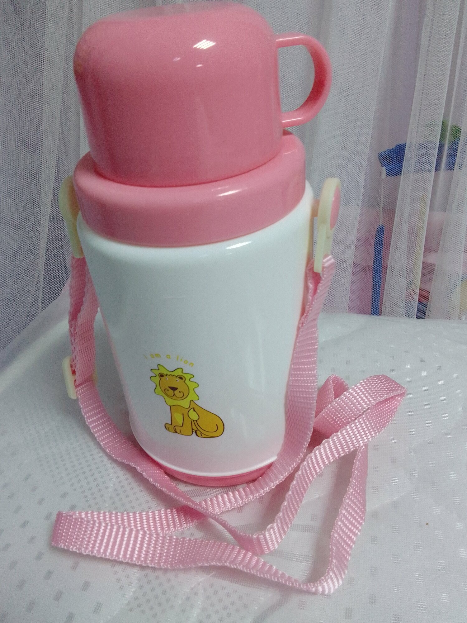 Контейнер теплосохраняющий для бутылочки "сказка" для детского питания 3210 розовый Т