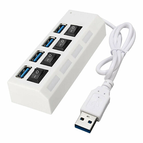 USB Hub разветвитель на 4 USB с выключателями