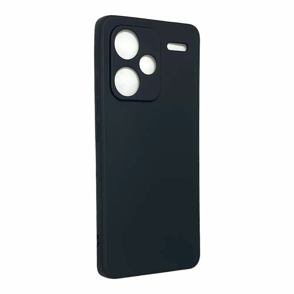 Чехол матовый для Redmi Note 13 Pro Plus (Редми Нот 13 про плюс) черный