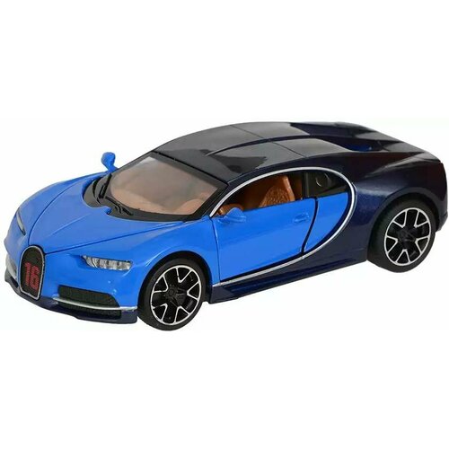 Модель машины Bugatti Chiron 1:32 свет, звук, Инерционный механизм 05692 модель машины bugatti chiron 1 32 свет звук инерция 05692