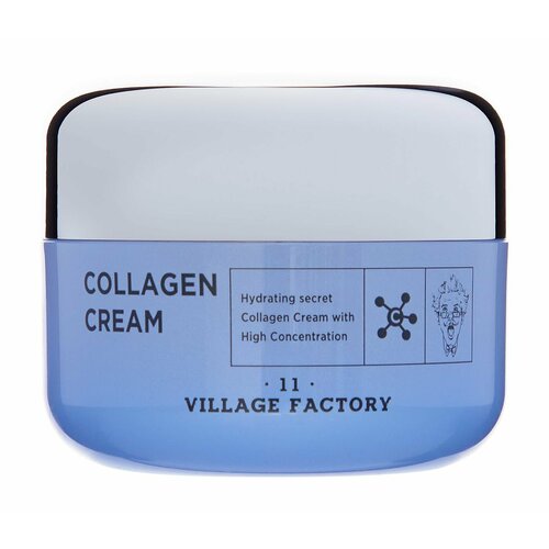 Увлажняющий крем для лица с коллагеном / Village 11 Factory Collagen Cream крем для лица увлажняющий village 11 factory collagen cream 50 мл