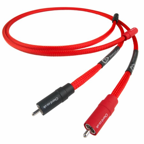 Кабель межблочный аудио Chord Company ShawlineX 2RCA to 2RCA 1.0m межблочный кабель chord company shawline 2rca to 2rca 0 5m