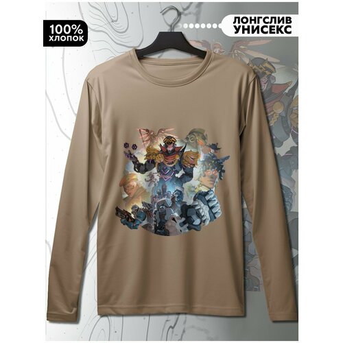 фото Лонгслив hypnotica, размер l, бежевый