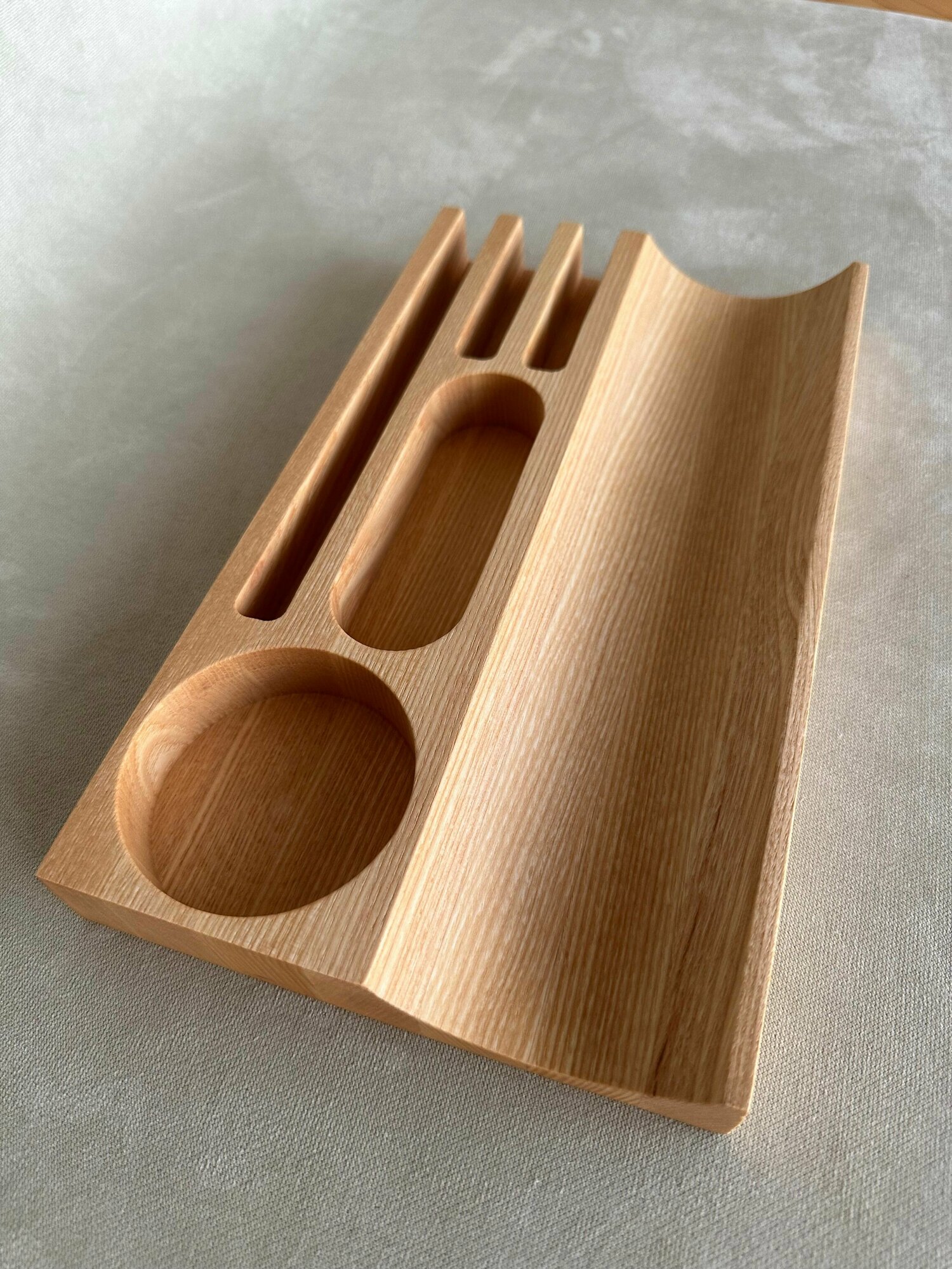 Органайзер настольный №3 ясень, 30*17*3 см — фото 1