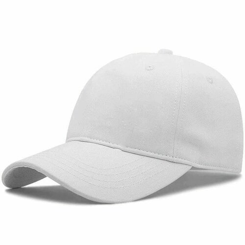 фото Бейсболка кепка мужская и женская, хлопок 100%., размер единый, белый anis-shop