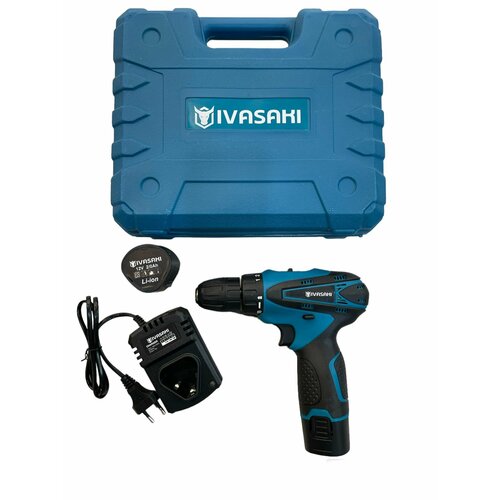 Шуруповерт аккумуляторный с набором оснастки Ivasaki DF330DWE 12V 410000₽