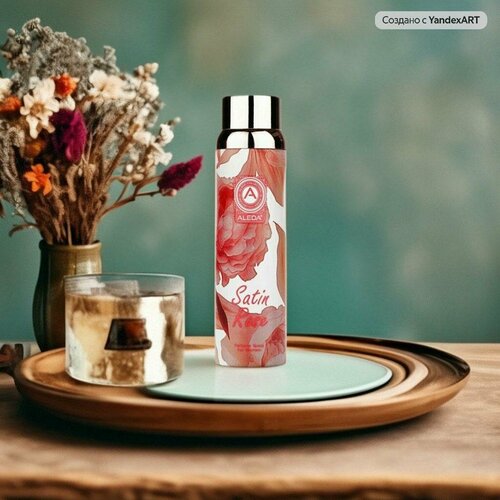 ALEDA Дезодорант парфюмированный спрей женский Satin Rose, 200 мл*2 шт