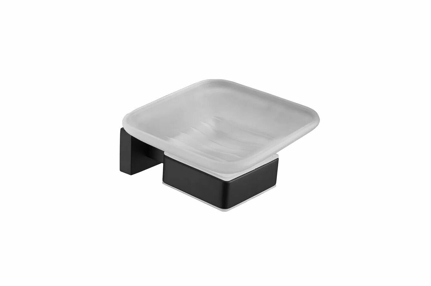 Мыльница стеклянная SHEVANIK SG5603H черная