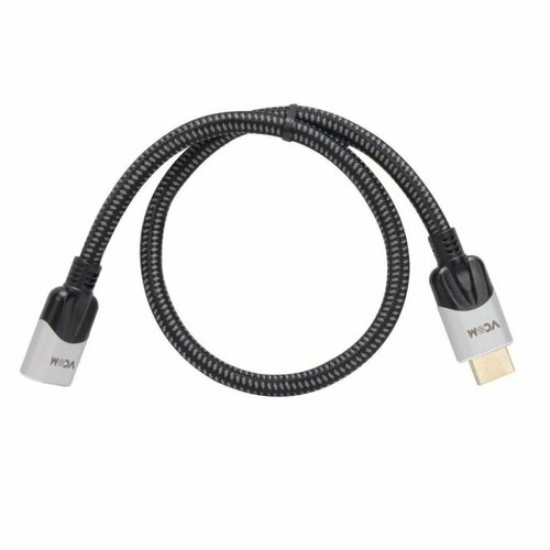 Кабель Vcom удлинительный HDMI 2.1v, 8K@60Hz, 1m, медь, кабель соединительный display port v1 4 8k 60hz 1m vcom vcom cg634 1m