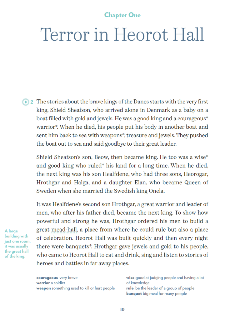 Книга ELI Graded Readers: Stage 3 Beowulf - фото №5