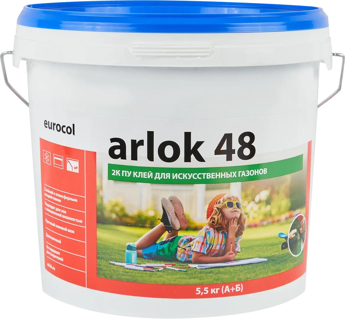 Клей Arlok двухкомпонентный для искусственного газона 5.5 кг
