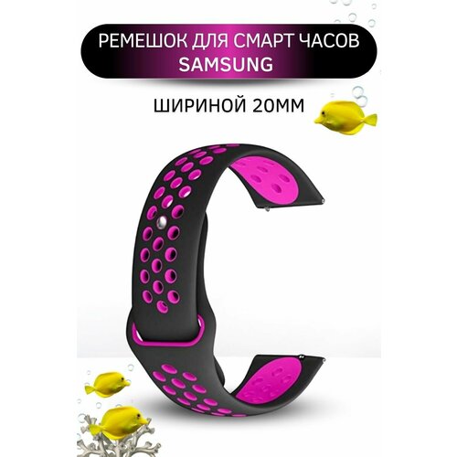 20mm 22mm women metal bracelet for samsung galaxy watch 4 3 classic band 42mm 46mm 41mm 45mm active 2 40mm 44mm strap bling belt Ремешок для часов Samsung, двухцветный с перфорацией, застежка pin-and-tuck, шириной 20 мм, черный/розовый