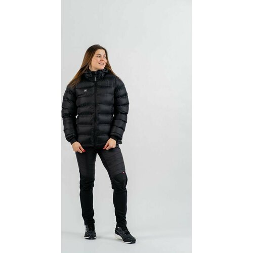 Куртка Noname, размер 40-42, черный winter new loose padded jacket thick mid length down padded jacket temperament commuter bread hooded padded jacket women