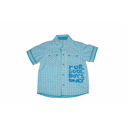 Рубашка Topolino, размер 92, белый, голубой