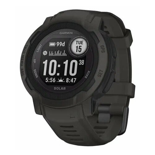 Умные часы Garmin Instinct 2 Solar 45 мм графит 5184000₽