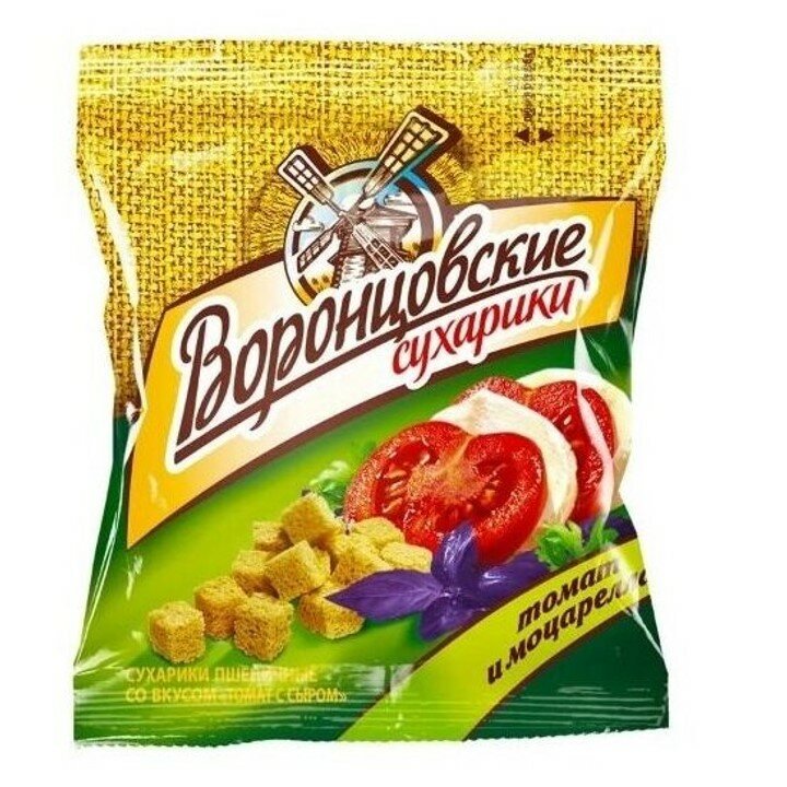 Сухарики "Воронцовские" 40г. 28шт Томат с Сыром