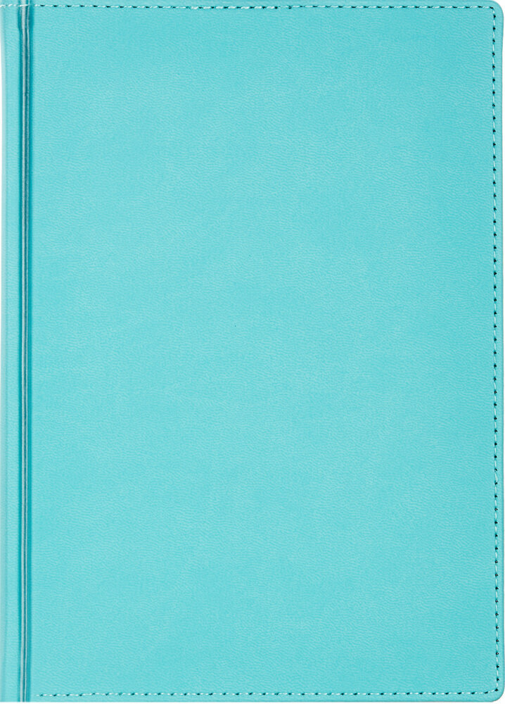 Ежедневник недатированный Attache Velvet A5+ (146x206 мм), искусственная кожа, 136 листов, бирюзовый
