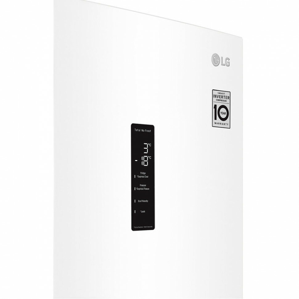 Холодильник LG , двухкамерный, белый - фото №14