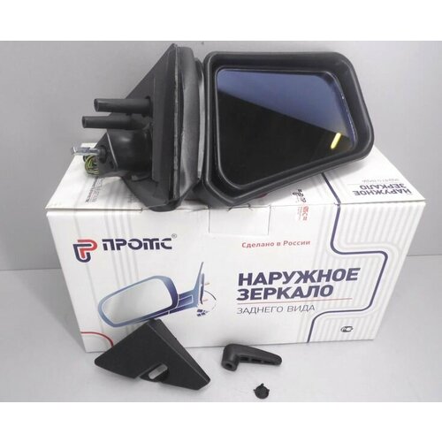 Зеркало боковое для ВАЗ 2108 левое механическое обогрев антиблик пласт крепление 1178₽