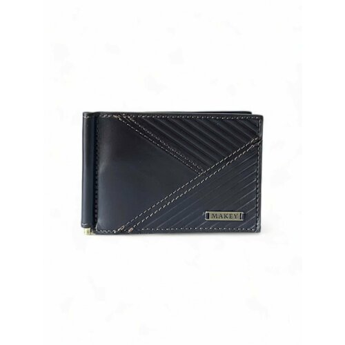 фото Зажим для купюр makey 098-07-22, фактура тиснение, коричневый