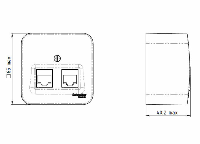Розетка Schneider electric - фото №3