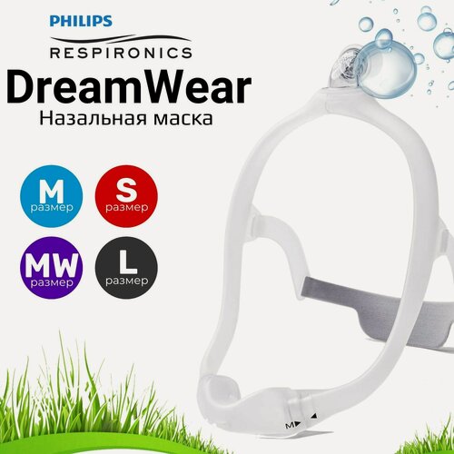 Изображение товара Philips DreamWear (в комплекте 4 размера) (Фрейм Medium) назальная маска для СИПАП