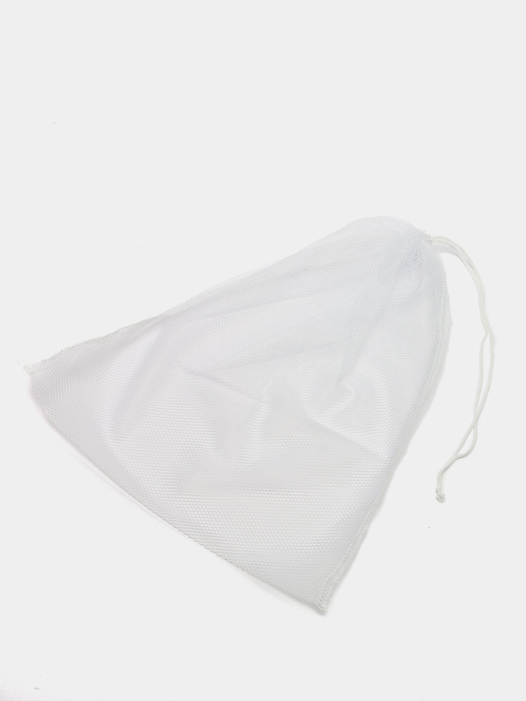 Мешок для стирки белья со шнуром, 38х50 см, цвет белый