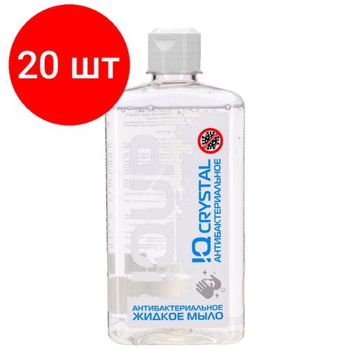 Комплект 20 штук, Мыло жидкое IQUP Clean Care Luxe антибактериальн флип-топ ПЭТ 0.5л прозрач