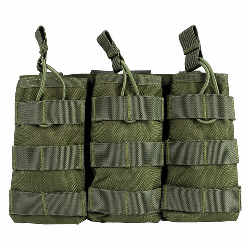 Подсумок (WoSport) штурмовой тройной (Olive) подсумок wosport аптечка 2 olive