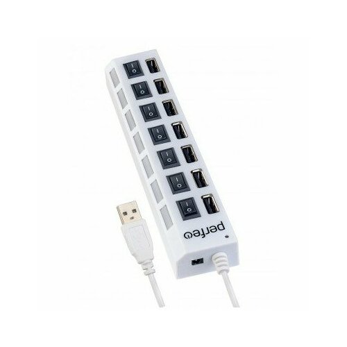 Perfeo  USB-HUB 7 Port, PF-H033 White  PF C3224