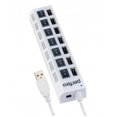 Perfeo Контроллер USB-HUB 7 Port PF-H033 White белый PF C3224