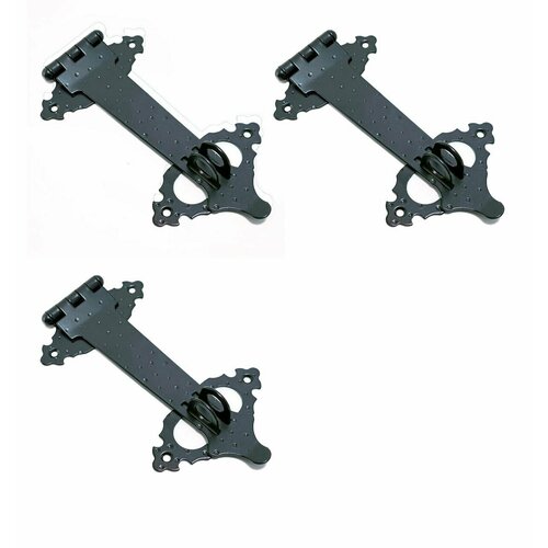 Накладка накидная ноэз НН-200-SL черный матовый (комплект 3 штуки)