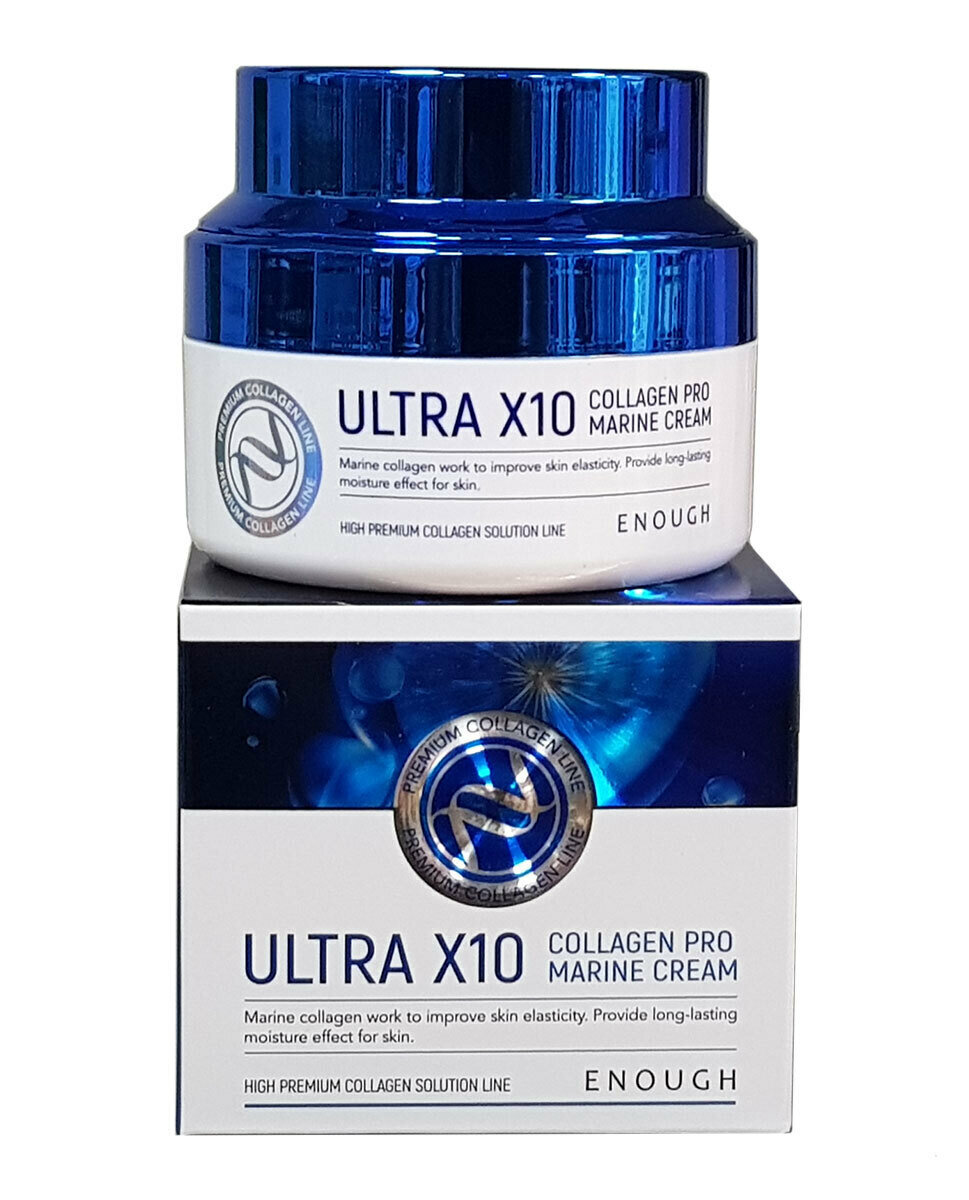 Enough Увлажняющий крем с коллагеном Ultra X10 Collagen Pro Marine Cream, 50мл
