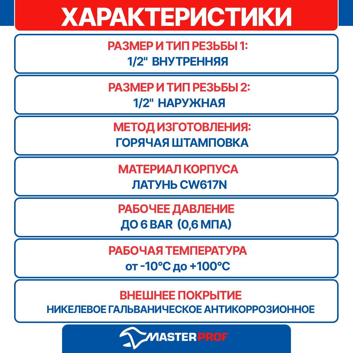 Сгон (американка) угловой латунный никелированный 1/2" в/н MPF