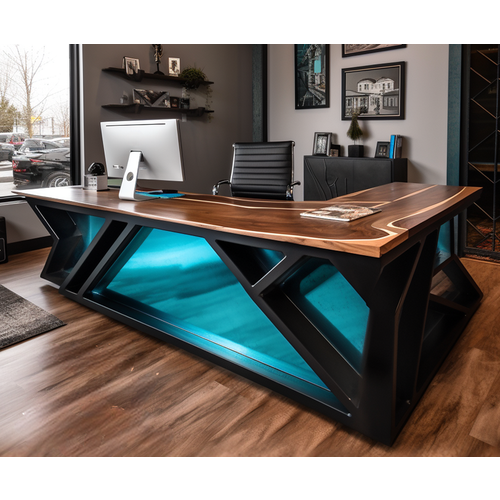 Компьютерный стол, письменный стол, стол офисный Аква, 200*90 см