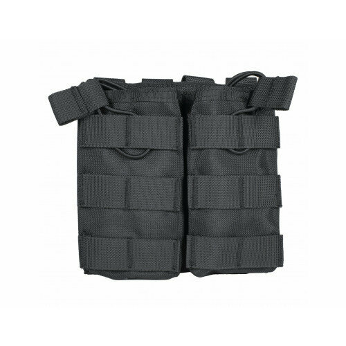 фото Подсумок (wosport) штурмовой двойной (black)