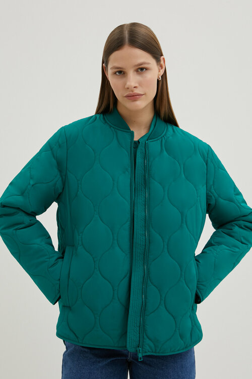 Куртка  FINN FLARE, размер XS(164-84-90), зеленый