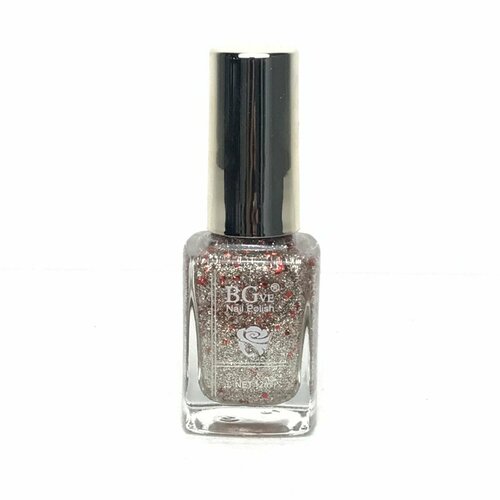 Лак для ногтей B.Garden Nail Polish, цвет № 17, с блестками, 12 мл, 1 шт лак для ногтей b garden nail polish цвет 12 с блестками 12 мл 1 шт